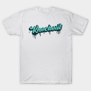 KNOCKOUT DRIP (blue) T-Shirt